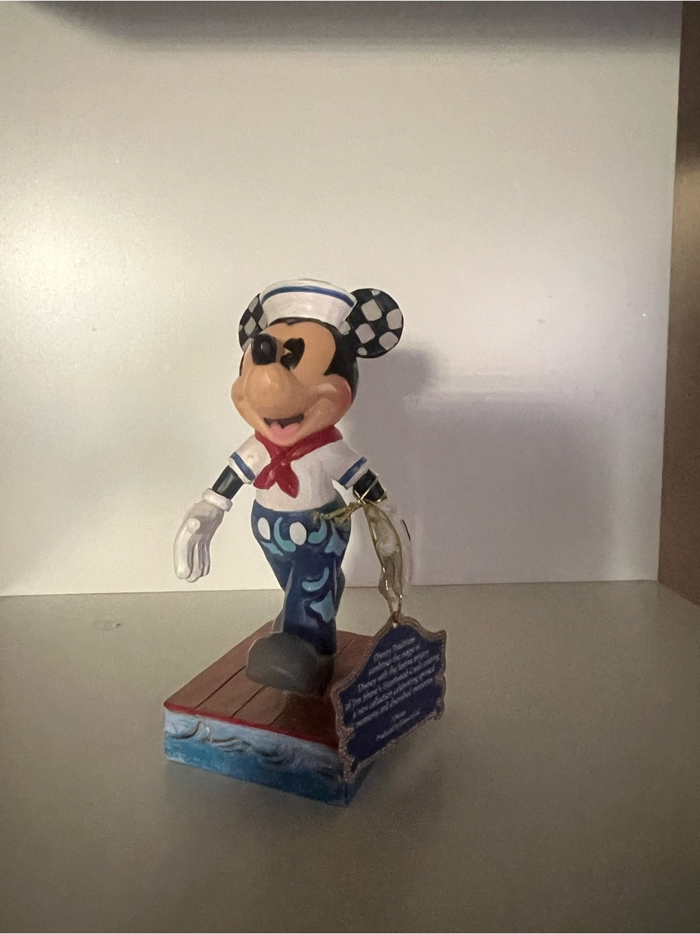 Nautical Sailor Figurine with Red Scarf